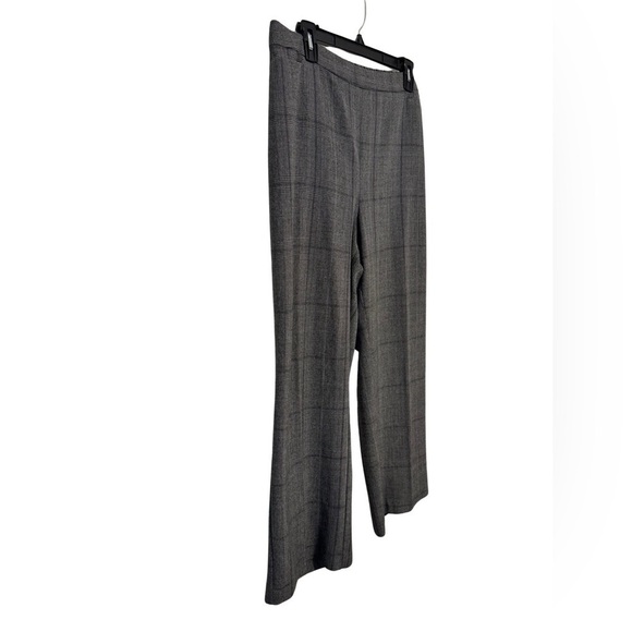Catherines Gray Plaid Pull On Elastic Petite Pants Size OXWP 14-16WP - Picture 4 of 13